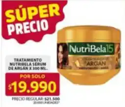 Ara Nutribela15 tratamiento nutribela serum de argan oferta