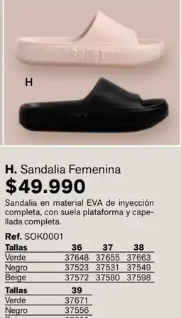 Leonisa H. Sandalia Femenina oferta