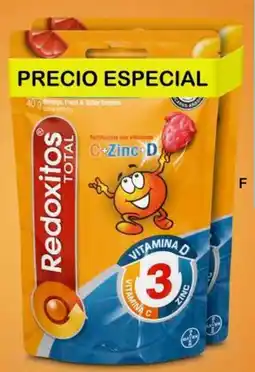 Leonisa Redoxitos Total Vita- minas C, D + Zinc x 25 gomas x 2 Unds oferta