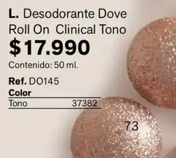 Leonisa Dove Desodorante Roll On Clinical Tono oferta