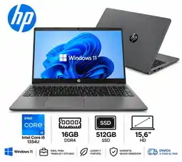 Falabella PORTATIL INTEL CORE I5 1334U | 16GB DDR4 | 512GB SSD | PANTALLA 15,6 HD | CENIZA OSCURO oferta