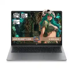 Falabella PORTATIL 200 G2A AMD RYZEN 5-220 24GB RAM 512GB SSD 16'' WUXGA oferta