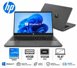 Falabella PORTATIL INTEL CORE I5 1334U | 40GB DDR4 | 512GB SSD | PANTALLA 15,6 HD | CENIZA OSCURO oferta