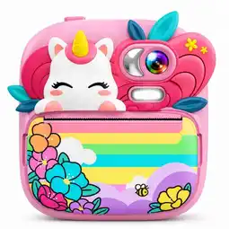 Falabella Cámara Infantil Instantánea 1080p Impresora Térmica Fotos oferta