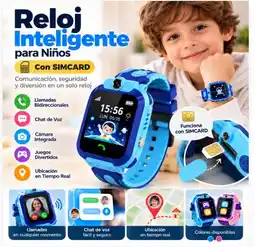 Falabella Reloj Inteligente Niños Tactil Tarjeta Sim Gps Telefono Azul oferta