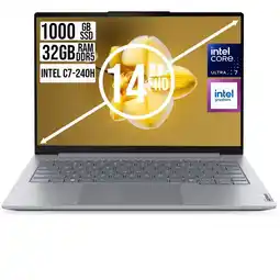 Falabella Portátil ThinkBook 14 Intel Core 7 240H 32GB RAM 1TB SSD 14 WUXGA Silver Aluminio oferta