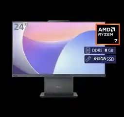 Falabella All in One ThinkCentre Neo 55a Gen 6 – AMD Ryzen IA 7 250 – RAM 8GB DDR5 – SSD 512GB – Panta oferta
