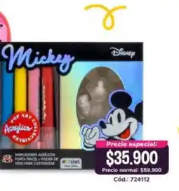 Panamericana Disney - mickey pop art collection markers oferta