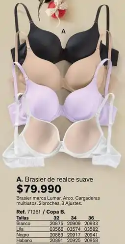 Leonisa Brasier de realce suave oferta