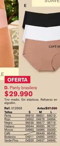 Leonisa D. panty brasilera oferta