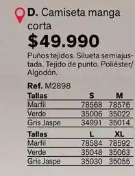 Leonisa Camiseta manga corta oferta
