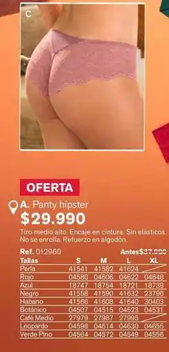 Leonisa A. panty hipster oferta