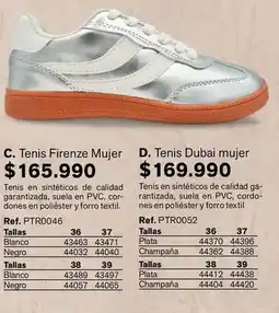 Leonisa Tenis firenze mujer ref. ptr0046 oferta