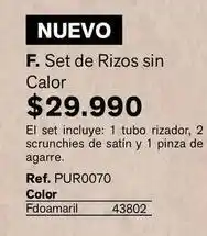 Leonisa F. set de rizos sin calor ref. pur0070 oferta