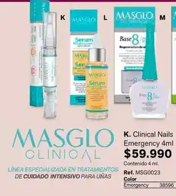 Leonisa Masglo - clinical nails emergency 4ml oferta