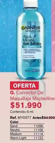 Leonisa Maybelline - g. corrector de maquillaje oferta