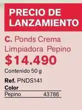 Leonisa Ponds crema limpiadora pepino ref. pnds141 oferta