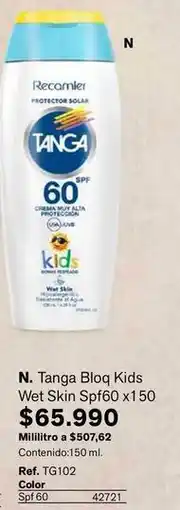 Leonisa Recamier - tanga bloq kids wet skin spf60 x150 oferta