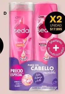 Leonisa Sedal - shampoo + acondicionador oferta