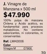 Leonisa Vinagre de manzana x 500 ml oferta