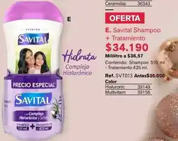 Leonisa Savital - shampoo + tratamiento oferta