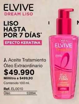 Leonisa Elvive - aceite tratamiento óleo extraordinario oferta