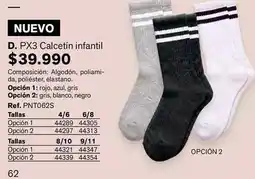Leonisa D. px3 calcetín infantil oferta