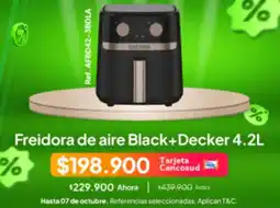Jumbo Black & decker - freidora de aire 4.2l oferta