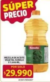 Ara Sonelo - mezcla de aceite vegetal oferta