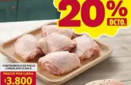 Ara Contramuslo de pollo congelado oferta
