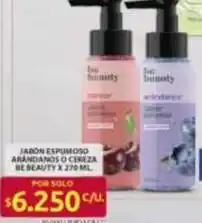 Ara Be beauty - jabón espumoso arandanos o cereza oferta