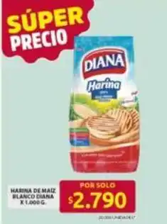 Ara Diana - harina de maíz blanco oferta