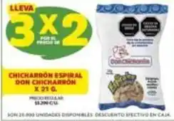 Ara Don chicharron - chicharron espiral oferta