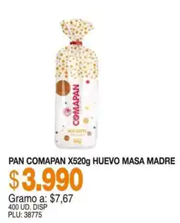 Mercar Comapan pan huevo masa madre oferta