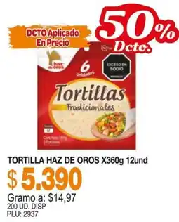 Mercar Haz de Oros Tortillas Tradicionales oferta