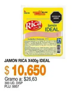 Mercar Jamon Rica Jamon Ideal oferta