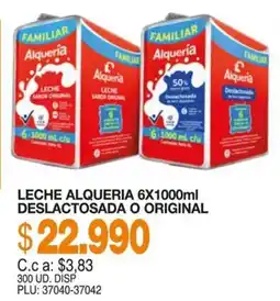 Mercar Alqueria leche deslactosada o original oferta