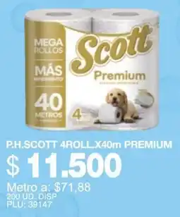 Mercar Scott 4roll.x40m premium oferta