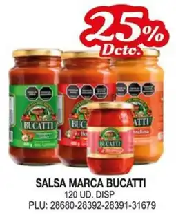 Mercar Salsa marca bucatti oferta