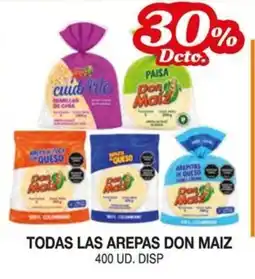 Mercar Todas las arepas don maiz oferta
