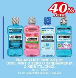 Mercar Listerine enjuague bucal oferta