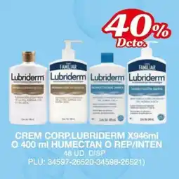 Mercar Lubriderm crem corp oferta