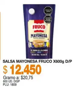 Mercar Fruco salsa de mayonesa oferta