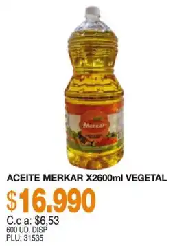 Mercar Aceite merkar vegetal oferta