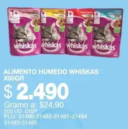 Mercar Alimento Humedo Whiskas oferta