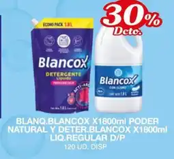 Mercar Blancox detergente liquido oferta