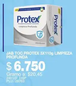 Mercar Protex jab toc. protec 3x110g limpieza profunda oferta