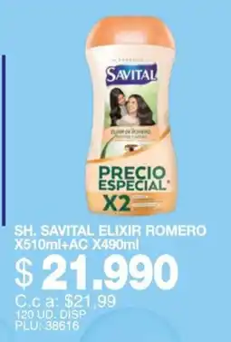 Mercar Sh. savital elixir romero oferta