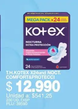 Mercar Kotex nocturna extra protección oferta