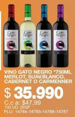 Mercar Vino Gato Negro oferta